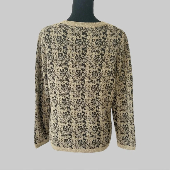 Jones New York Floral Pattern Cardigan Made in Hong Kong - Picture 3 of 12